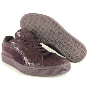 Puma Suede Remaster Shoe Purple Womens Size 6.5